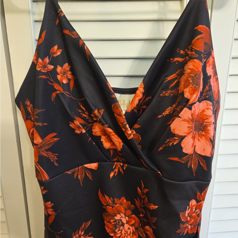 Floral V-Neck Dress